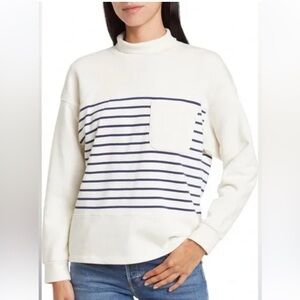 Madewell Cream Knit Crewneck Sweater XS